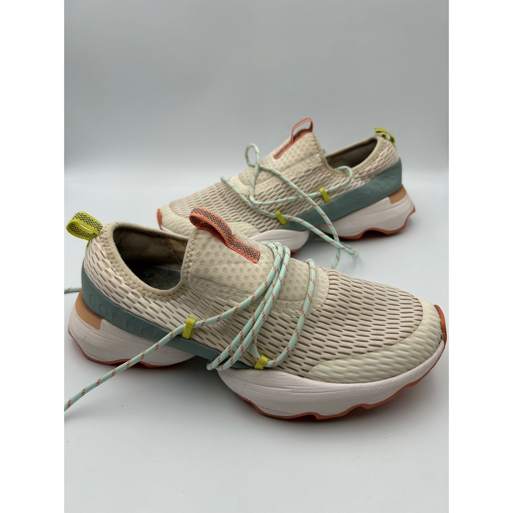 Sorel Kinetic Impact Lace Sneakers Sea Salt Pink NL4694-191 Womens 9